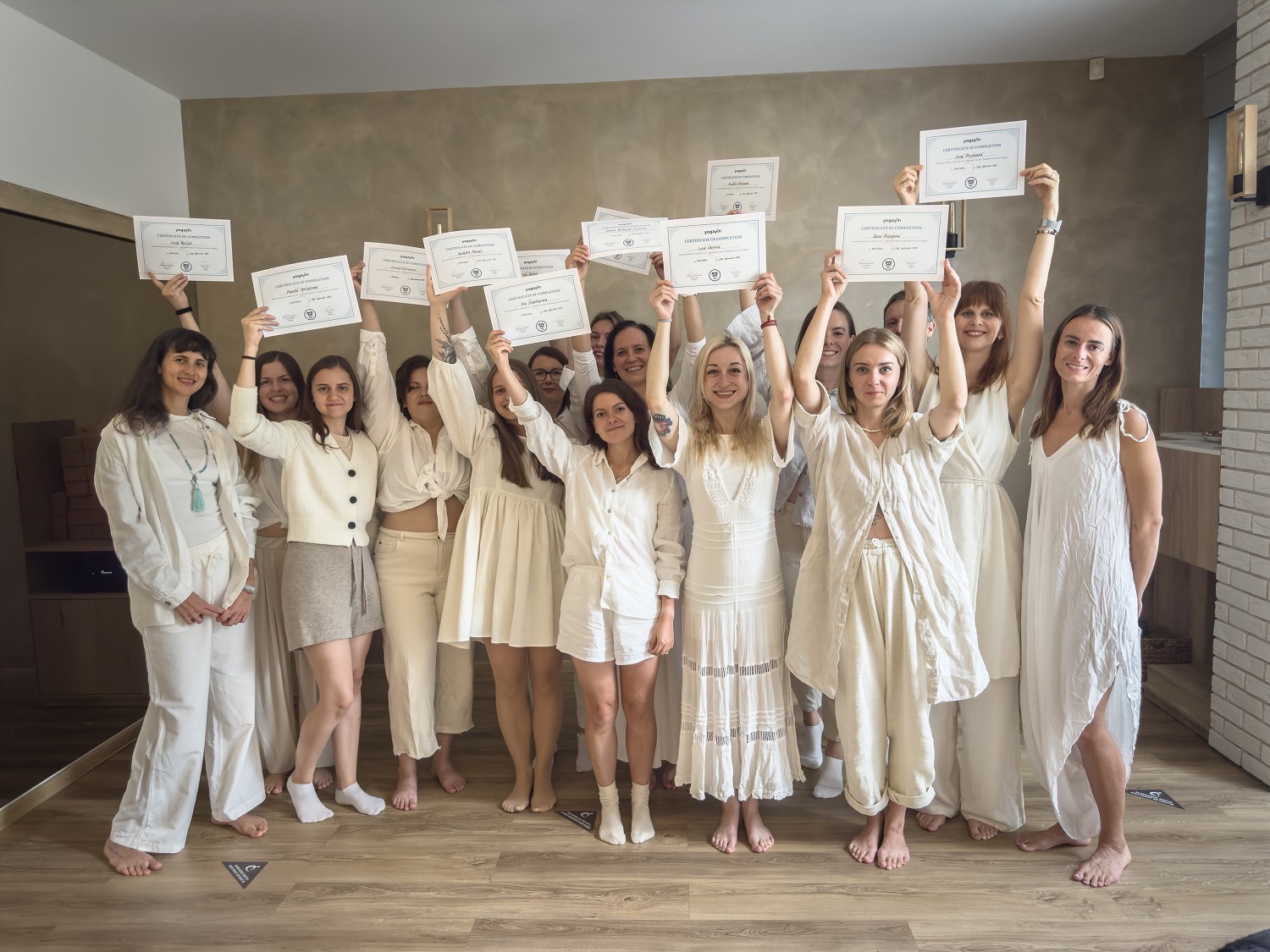 Yoga school ryt certificates